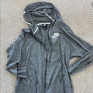 Nike Women's Heather Gray Zip-Up Jacket